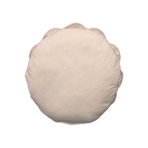 New Girly Circle Shabby Chic Victorian Pink Swan Floral Throw Pillow Room Decor - Picture 2 of 2